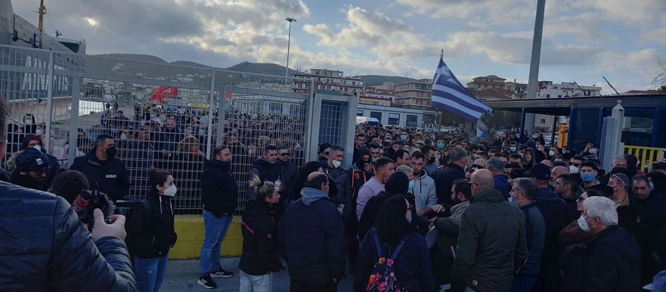 «Βράζει» η Χίος κατά της δημιουργίας του νέου σούπερ καταυλισμού μουσουλμάνων αλλοδαπών στο Θόλος